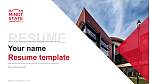 Minot State University सीवी PPT टेम्पलेट