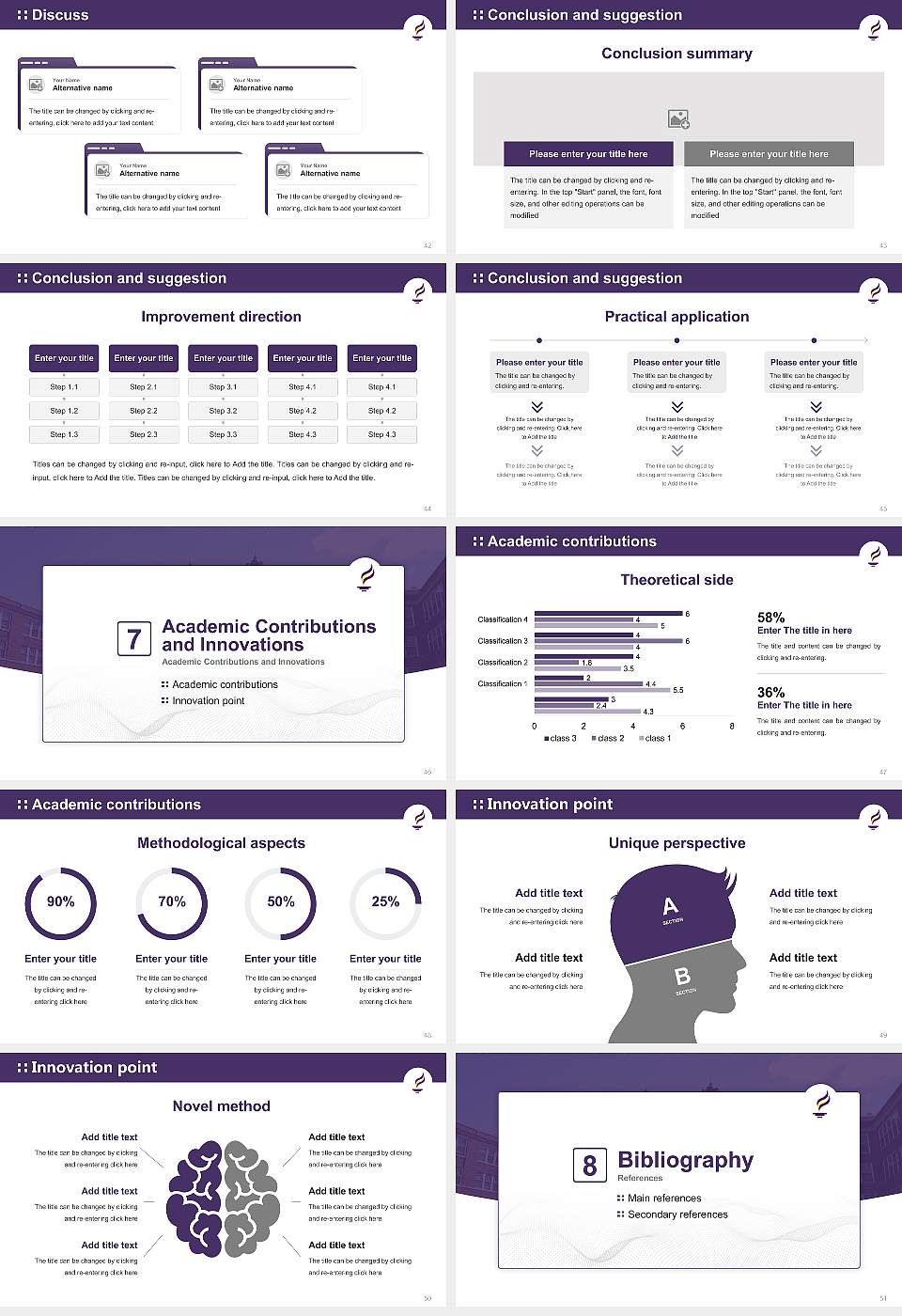 Minnesota State University-Mankato Graduation Thesis Defense PPT Template16:9 ratio PPT effect preview image6