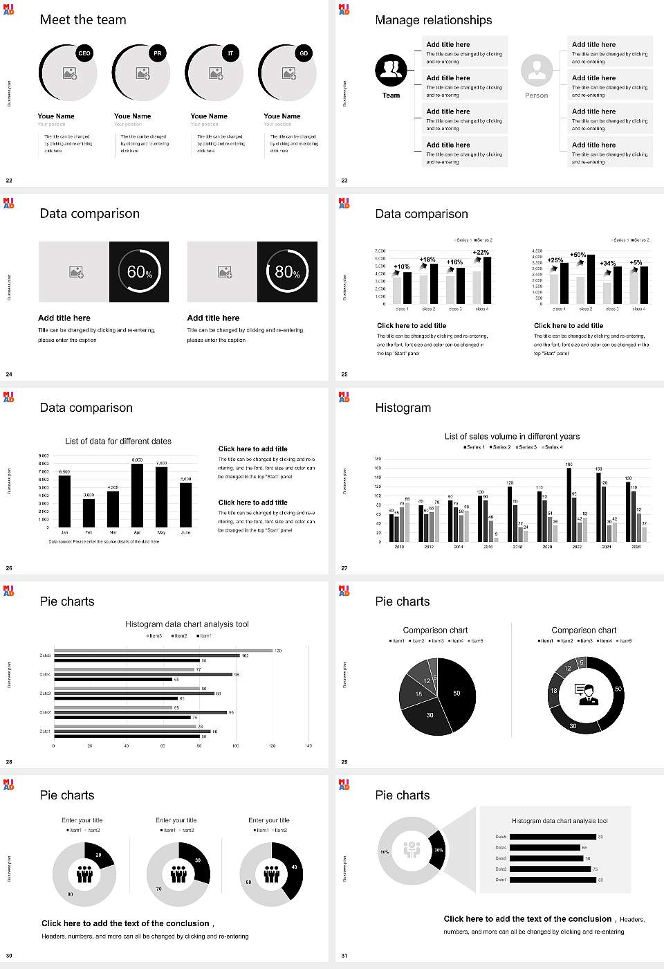 Milwaukee Institute of Art & Design Competition/Entrepreneurship Contest PPT Template16:9 ratio PPT effect preview image4