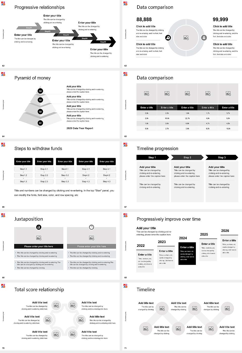 Milwaukee Institute of Art & Design Competition/Entrepreneurship Contest PPT Template16:9 ratio PPT effect preview image8