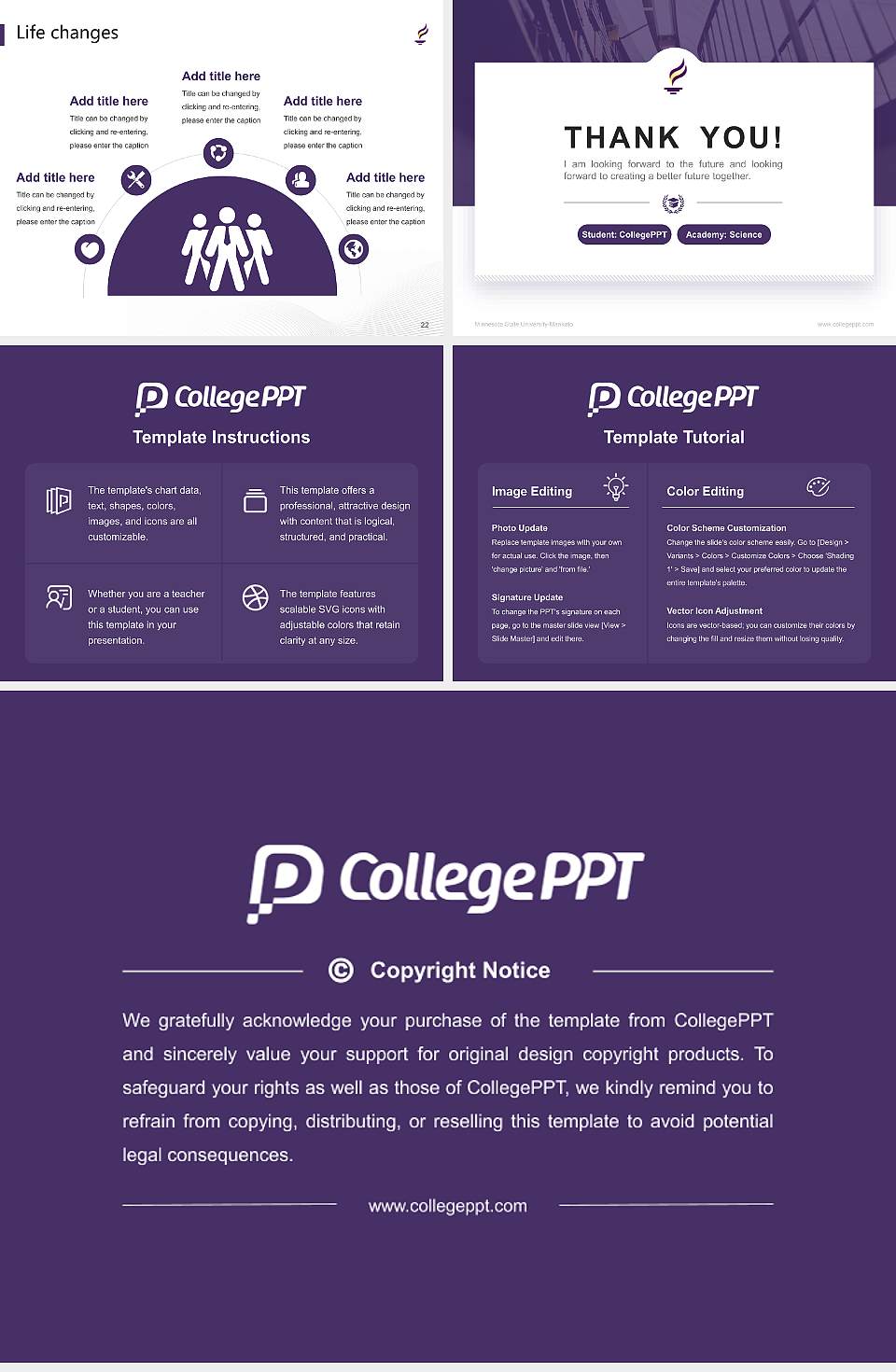 Minnesota State University-Mankato National Scholarship Defense PPT Template4:3 ratio PPT effect preview image4