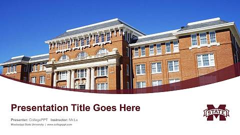 Mississippi State University Course/Courseware Creation PPT Template