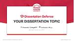 Minot State University थीसिस रक्षा PPT टेम्पलेट