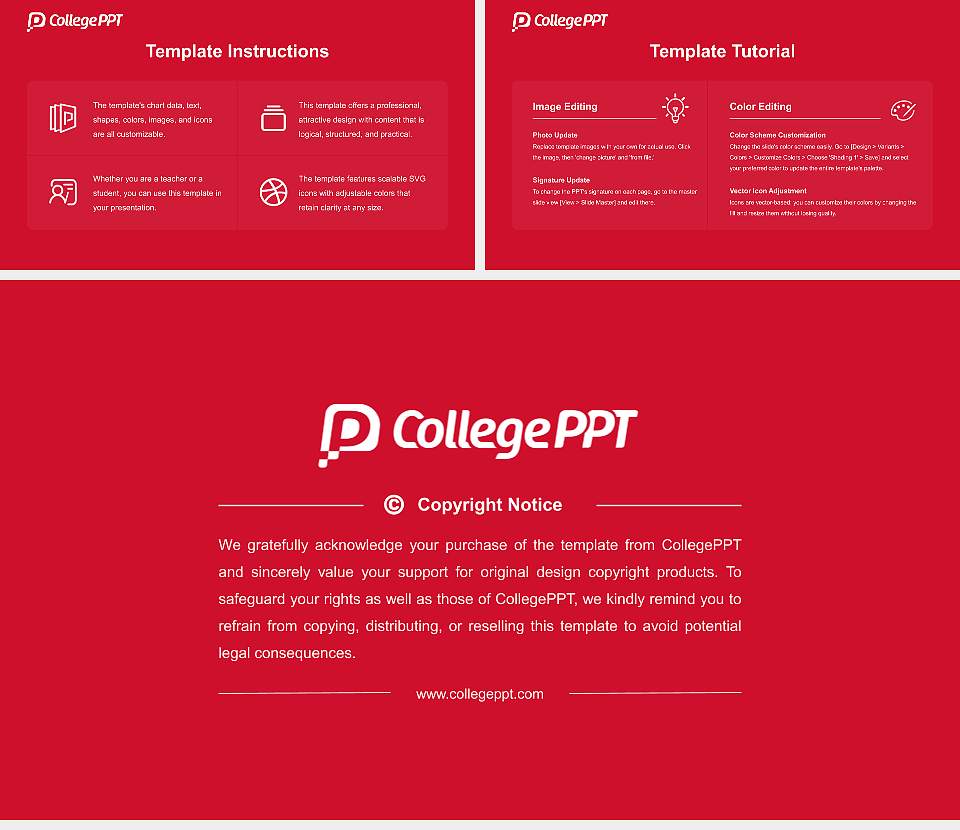 Minot State University Course/Courseware Creation PPT Template16:9 ratio PPT effect preview image5