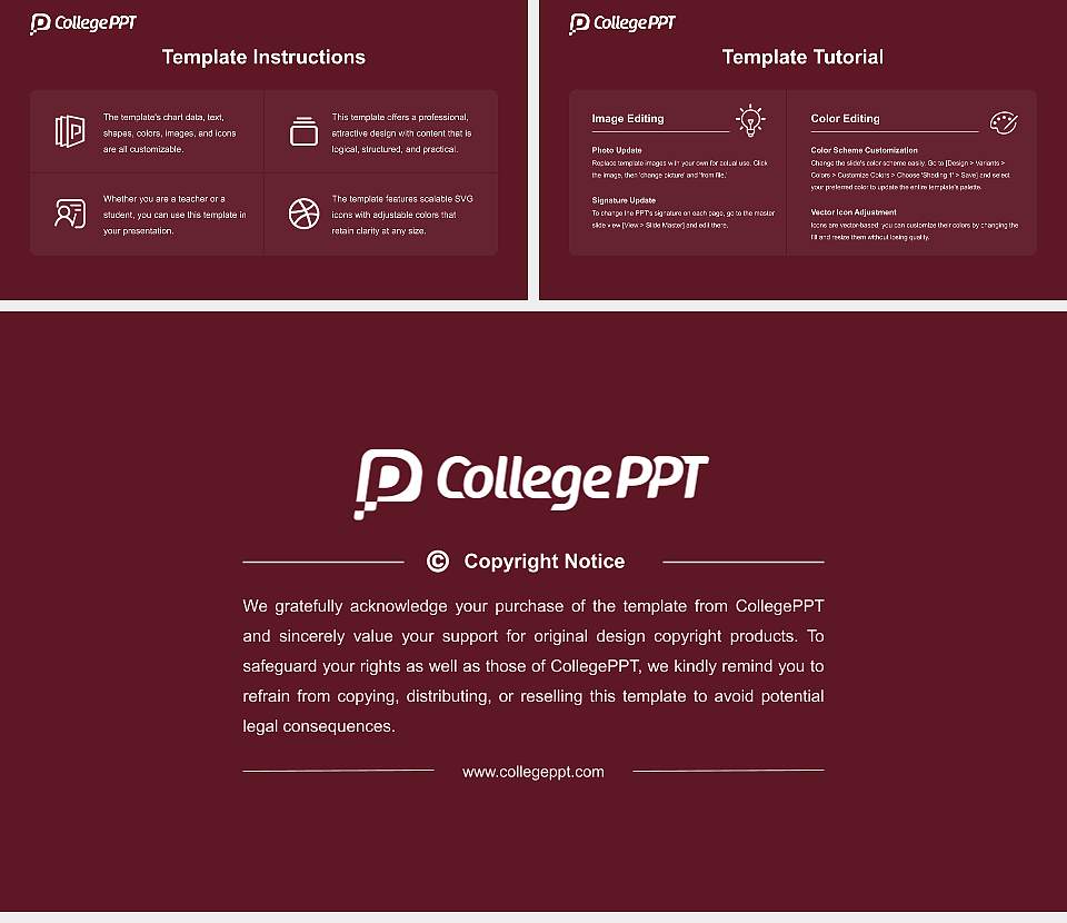 Mississippi State University Academic Presentation/Research Findings Report PPT Template16:9 ratio PPT effect preview image5