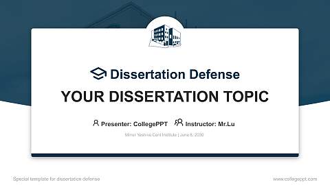 Mirrer Yeshiva Cent Institute Graduation Thesis Defense PPT Template