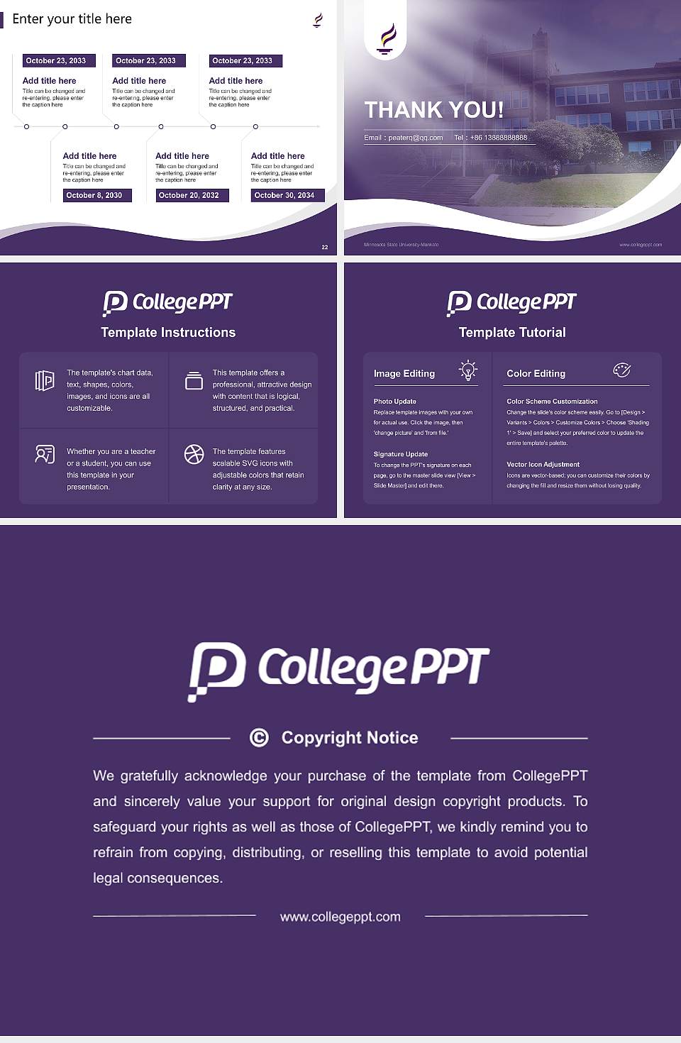 Minnesota State University-Mankato Lecture Sharing and Networking Event PPT Template4:3 ratio PPT effect preview image4