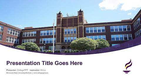 Minnesota State University-Mankato Course/Courseware Creation PPT Template
