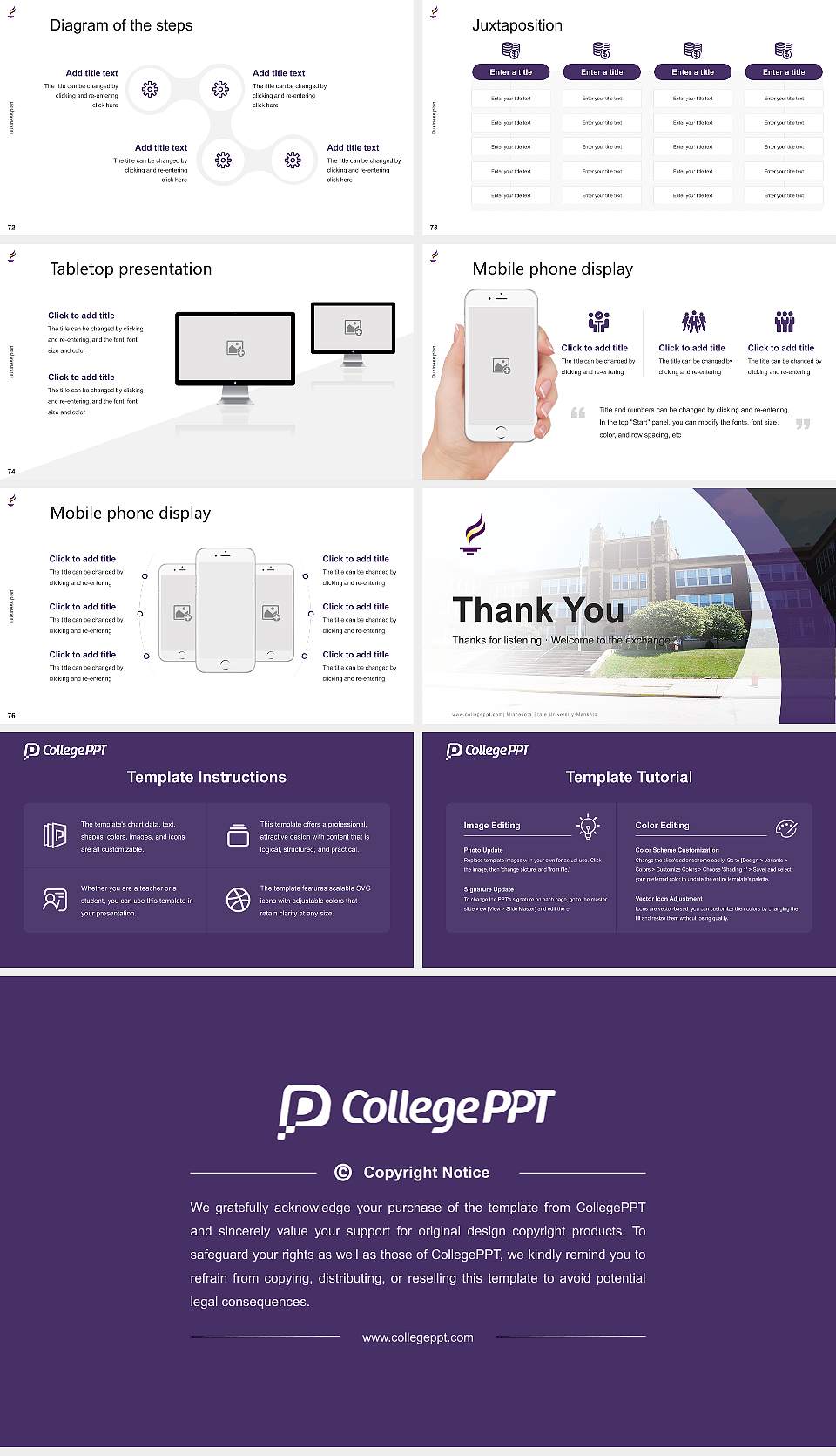 Minnesota State University-Mankato Competition/Entrepreneurship Contest PPT Template16:9 ratio PPT effect preview image9