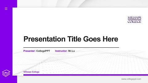 Millsaps College Thesis Proposal/Graduation Defense PPT Template