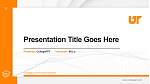 University of Tennessee Southern थीसिस प्रस्ताव रिपोर्ट PPT टेम्पलेट