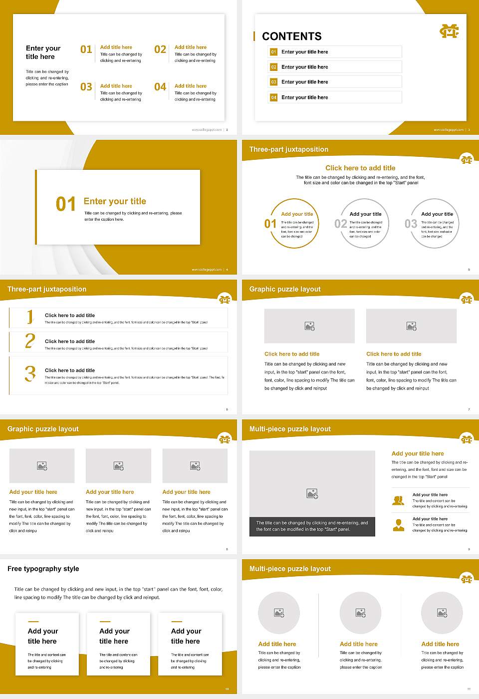 Mississippi College Academic Presentation/Research Findings Report PPT Template16:9 ratio PPT effect preview image2
