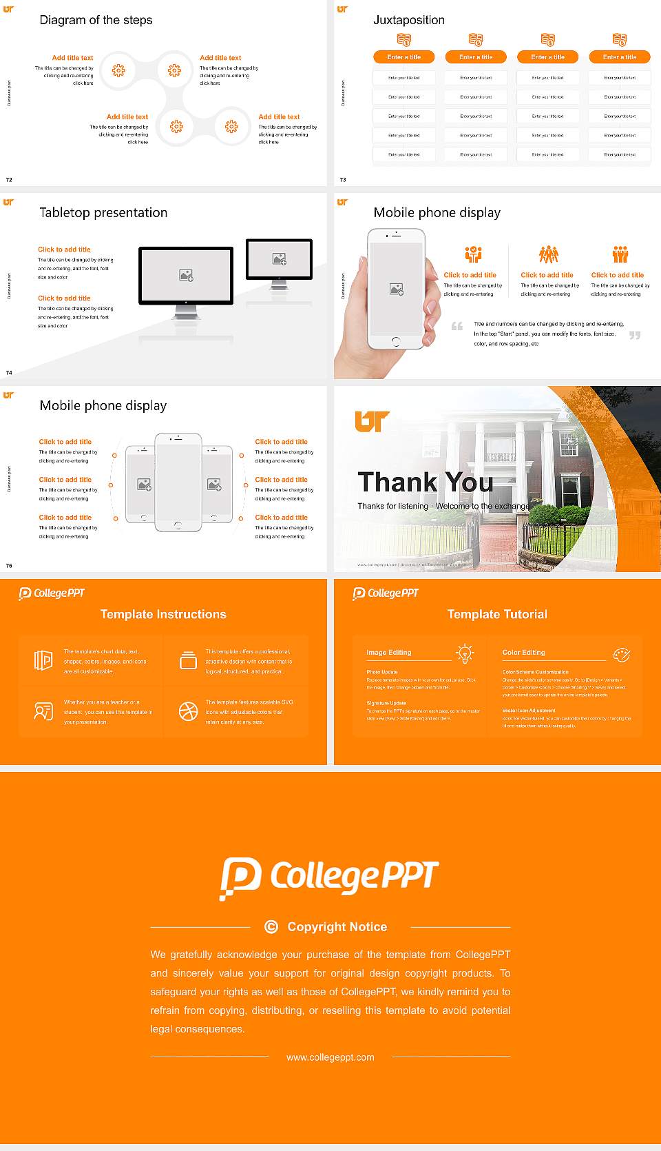 University of Tennessee Southern Competition/Entrepreneurship Contest PPT Template16:9 ratio PPT effect preview image9