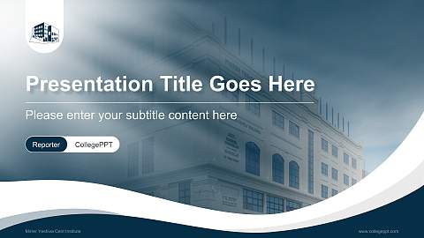 Mirrer Yeshiva Cent Institute Lecture Sharing and Networking Event PPT Template