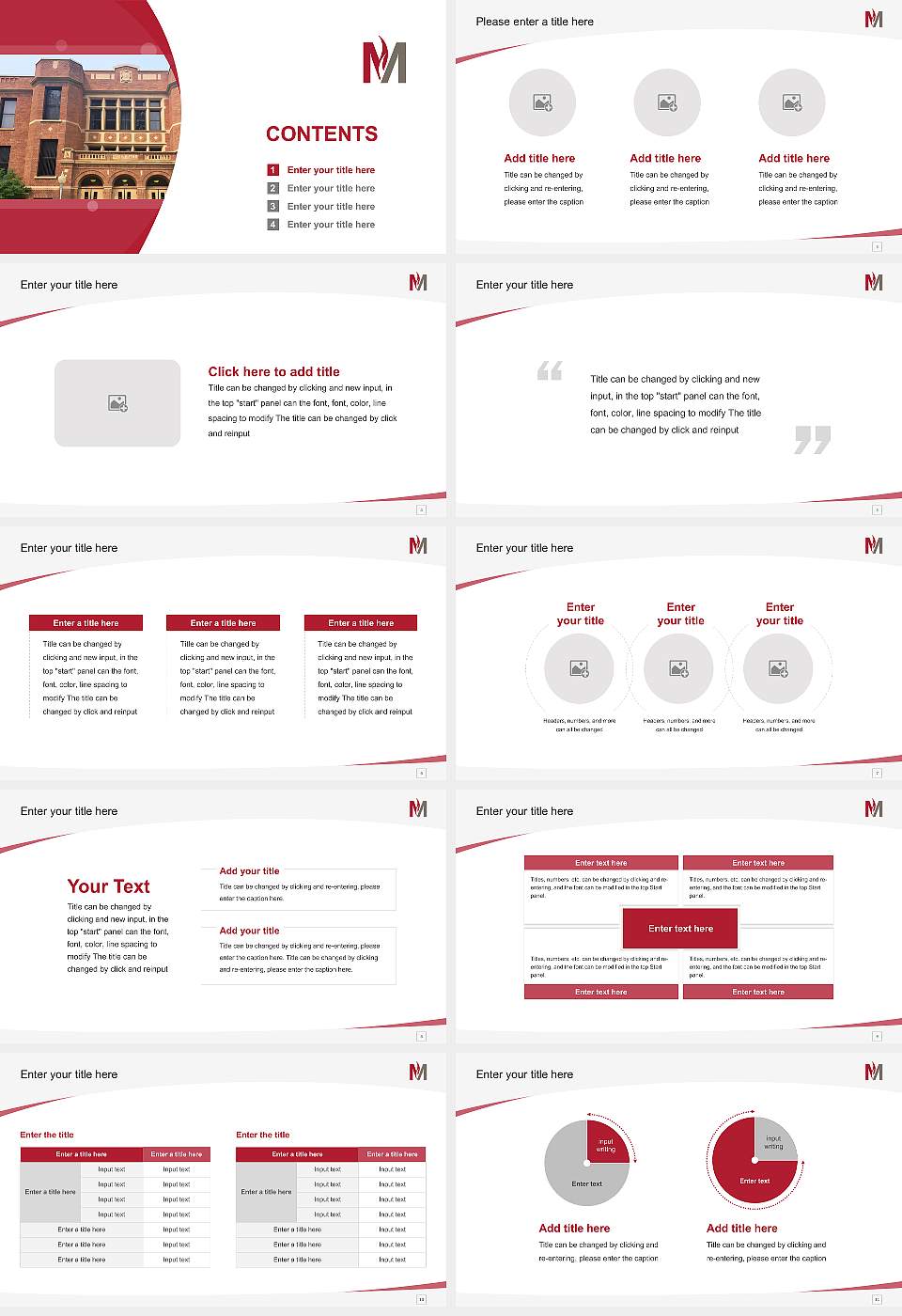 Minnesota State University Moorhead Course/Courseware Creation PPT Template16:9 ratio PPT effect preview image2