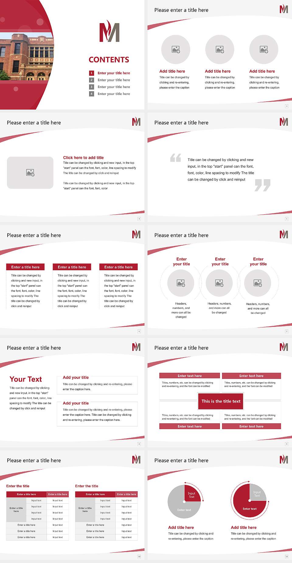 Minnesota State University Moorhead Course/Courseware Creation PPT Template4:3 ratio PPT effect preview image2