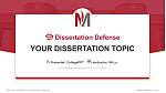 Minnesota State University Moorhead Graduation Thesis Defense PPT Template
