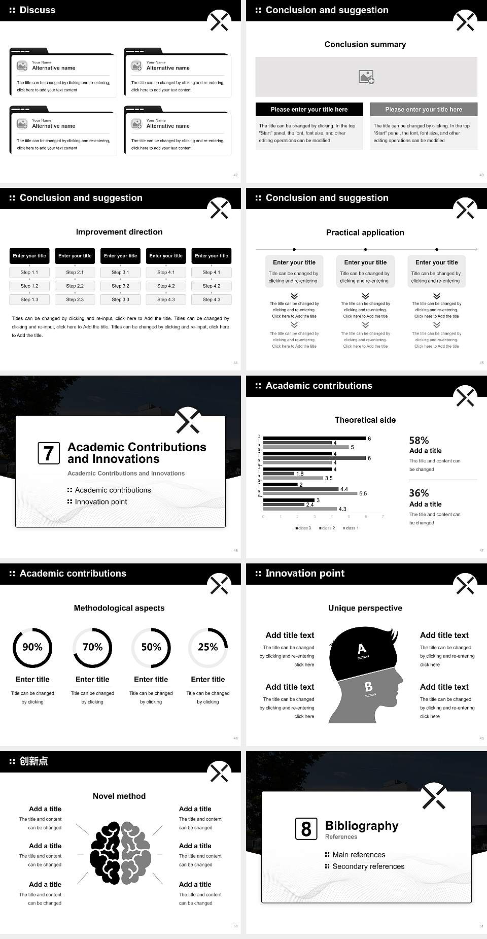 Minneapolis College of Art and Design Graduation Thesis Defense PPT Template4:3 ratio PPT effect preview image6