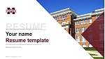 Mississippi State University履歴書PPTテンプレート
