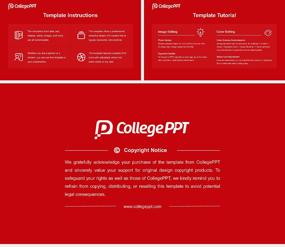 Milwaukee School of Engineering Course/Courseware Creation PPT Template16:9 ratio PPT effect preview image5