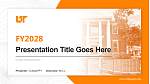 University of Tennessee Southern अकादमिक PPT टेम्पलेट