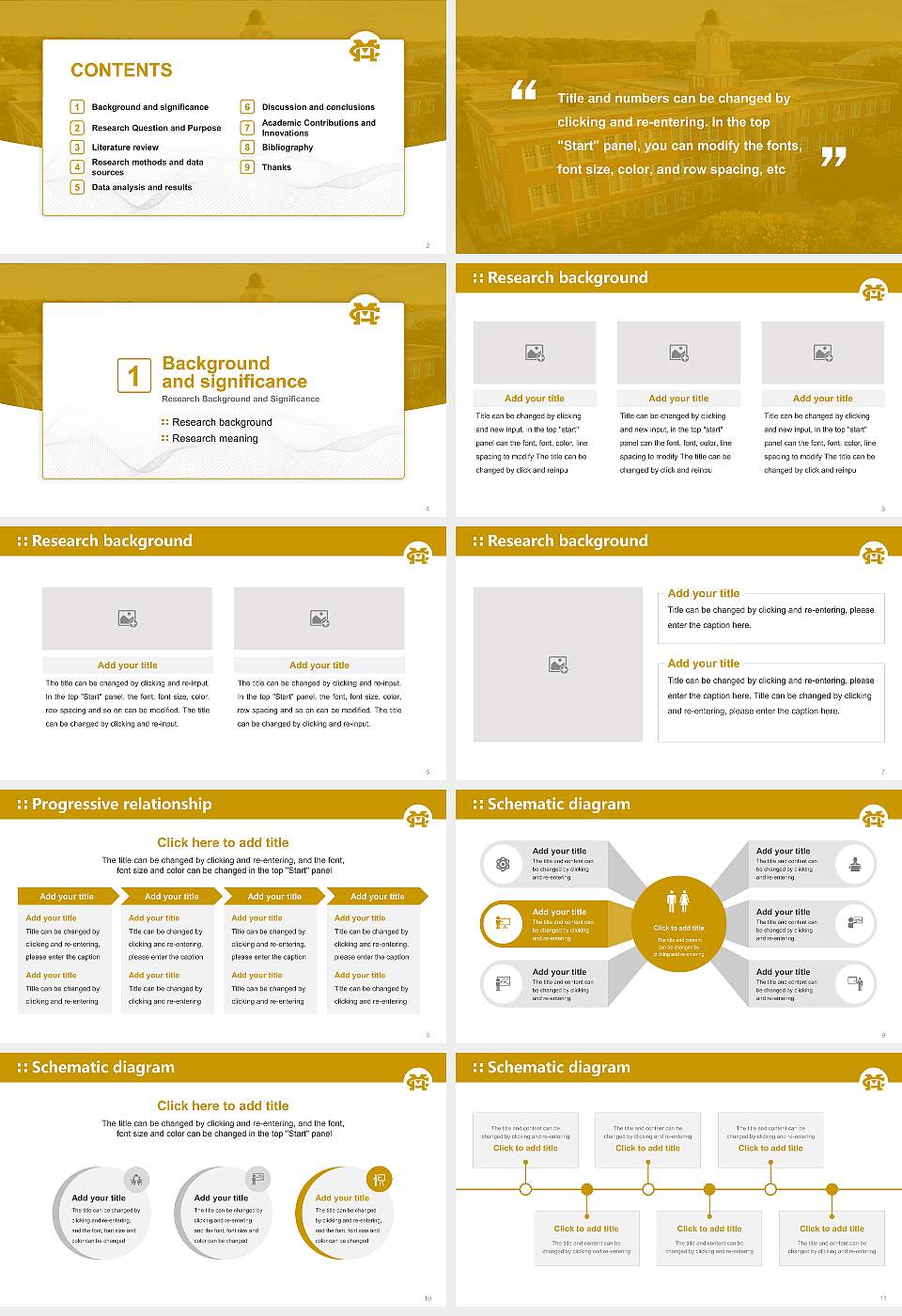 Mississippi College Graduation Thesis Defense PPT Template16:9 ratio PPT effect preview image2