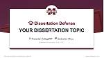 Mississippi State University学位論文弁論PPTテンプレート