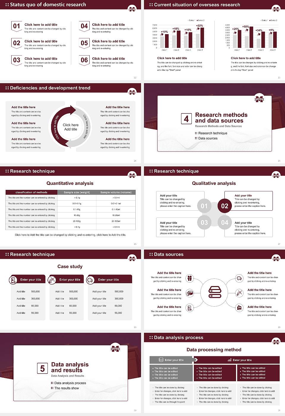 Mississippi State University Graduation Thesis Defense PPT Template16:9 ratio PPT effect preview image4