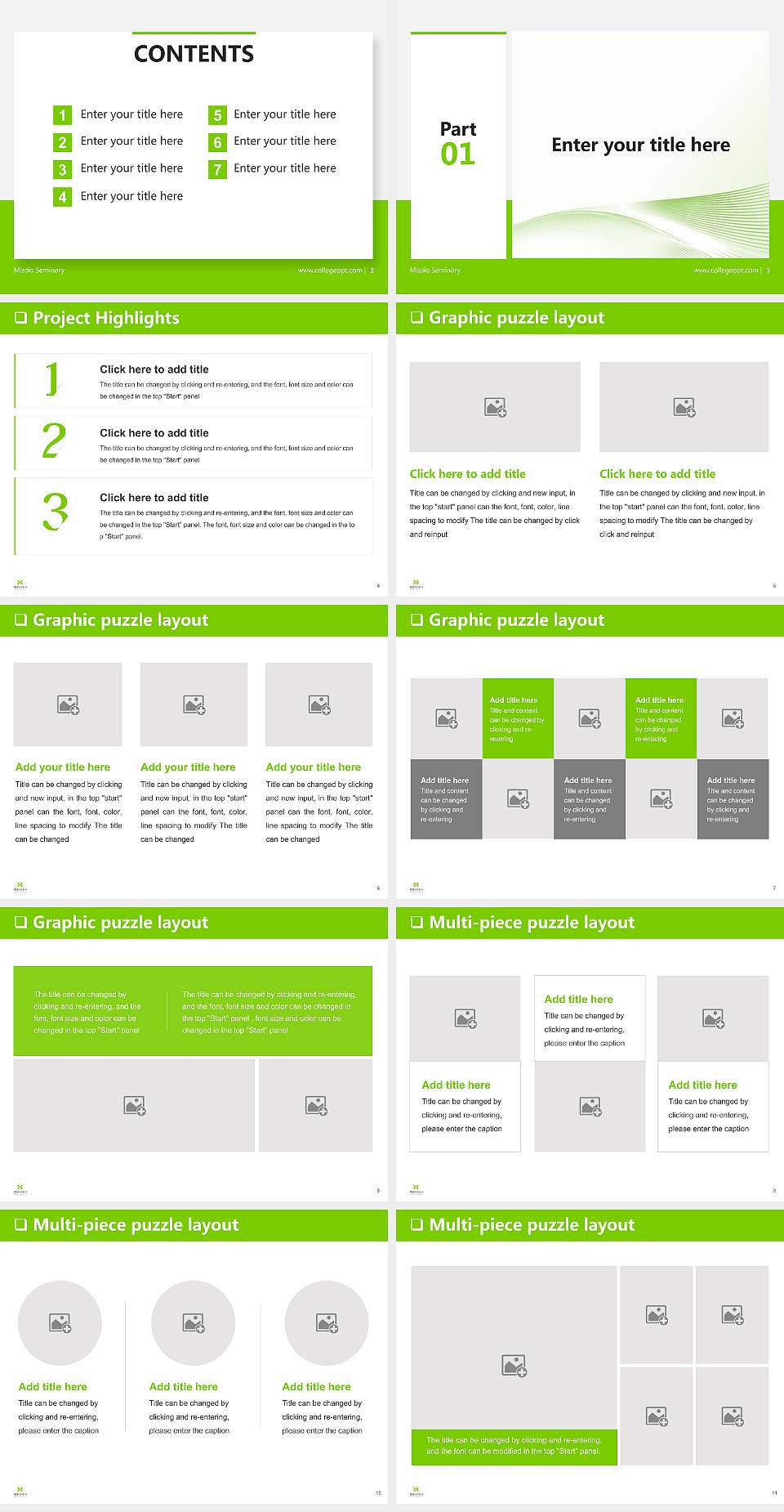 Missio Seminary General Purpose PPT Template4:3 ratio PPT effect preview image2
