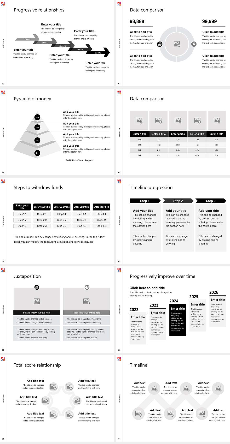 Milwaukee Institute of Art & Design Competition/Entrepreneurship Contest PPT Template4:3 ratio PPT effect preview image8