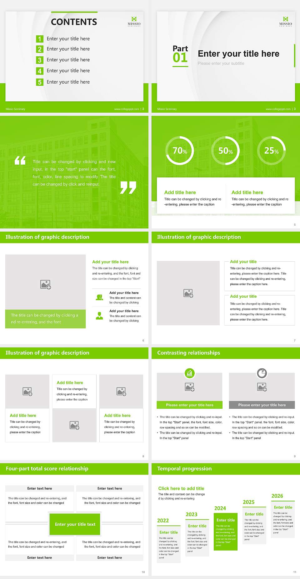 Missio Seminary Thesis Proposal/Graduation Defense PPT Template4:3 ratio PPT effect preview image2