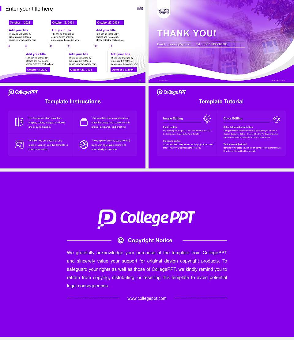 Millsaps College Lecture Sharing and Networking Event PPT Template16:9 ratio PPT effect preview image4