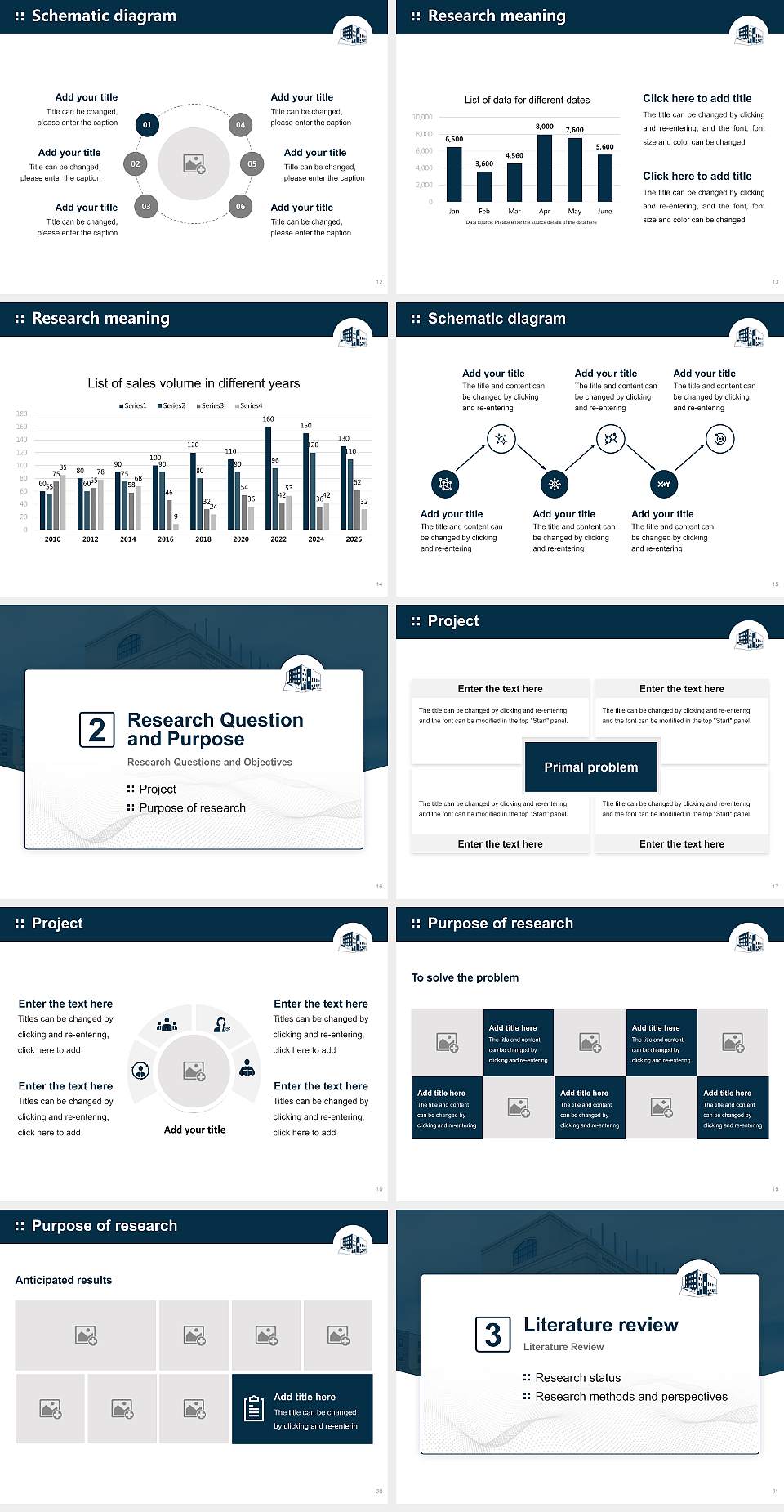 Mirrer Yeshiva Cent Institute Graduation Thesis Defense PPT Template4:3 ratio PPT effect preview image3