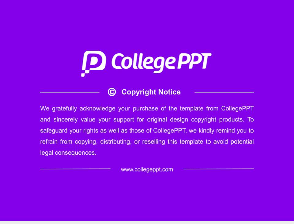 Millsaps College Thesis Proposal/Graduation Defense PPT Template4:3 ratio PPT effect preview image5