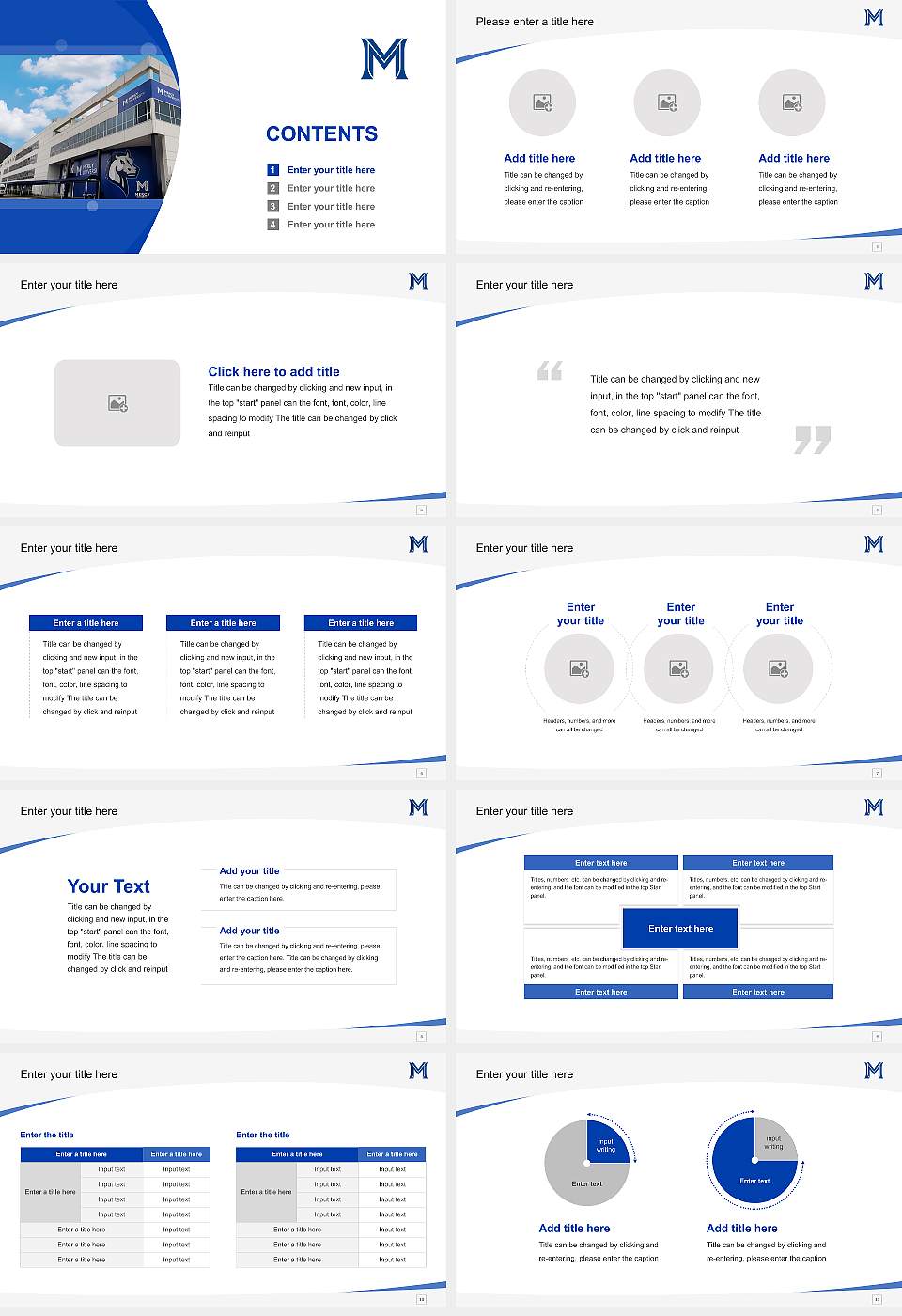 Mercy University – Bronx Campus Course/Courseware Creation PPT Template16:9 ratio PPT effect preview image2