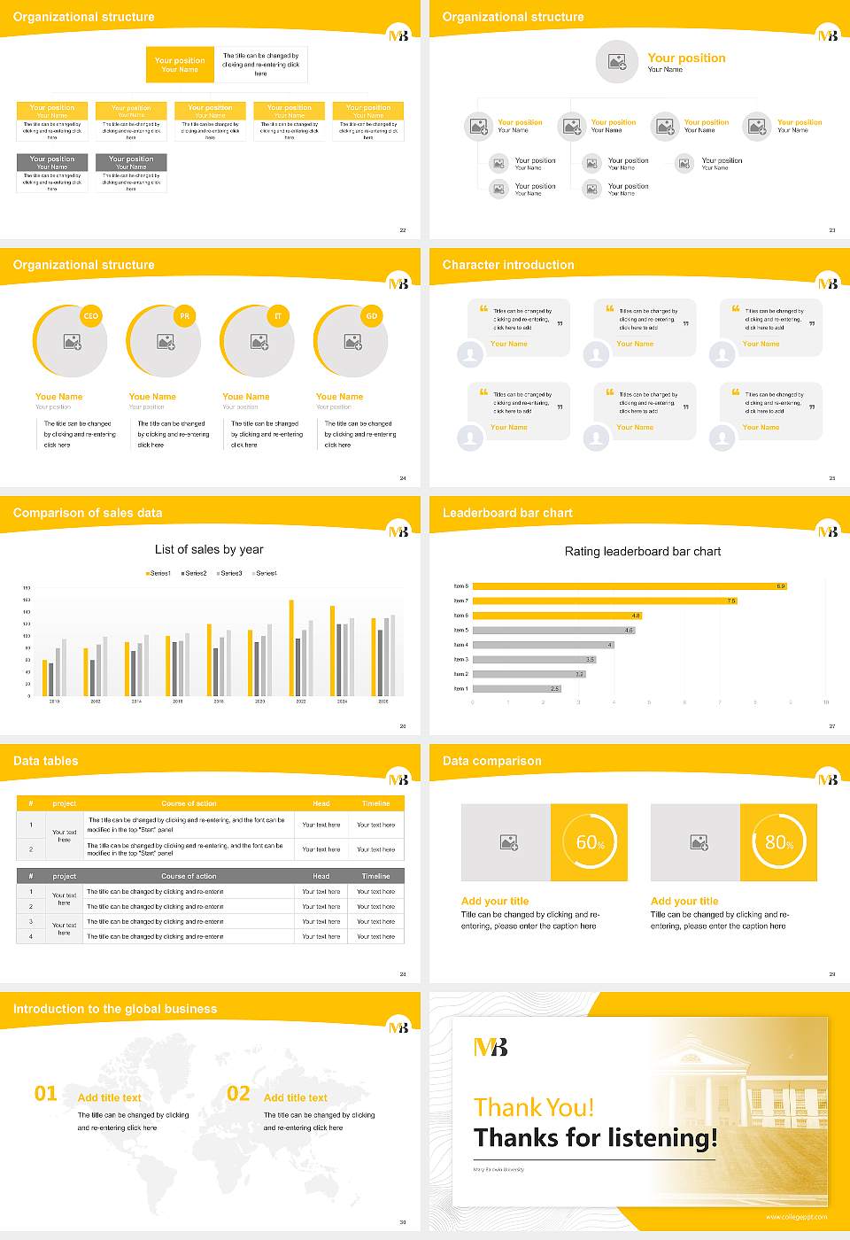 Mary Baldwin University Academic Presentation/Research Findings Report PPT Template16:9 ratio PPT effect preview image4