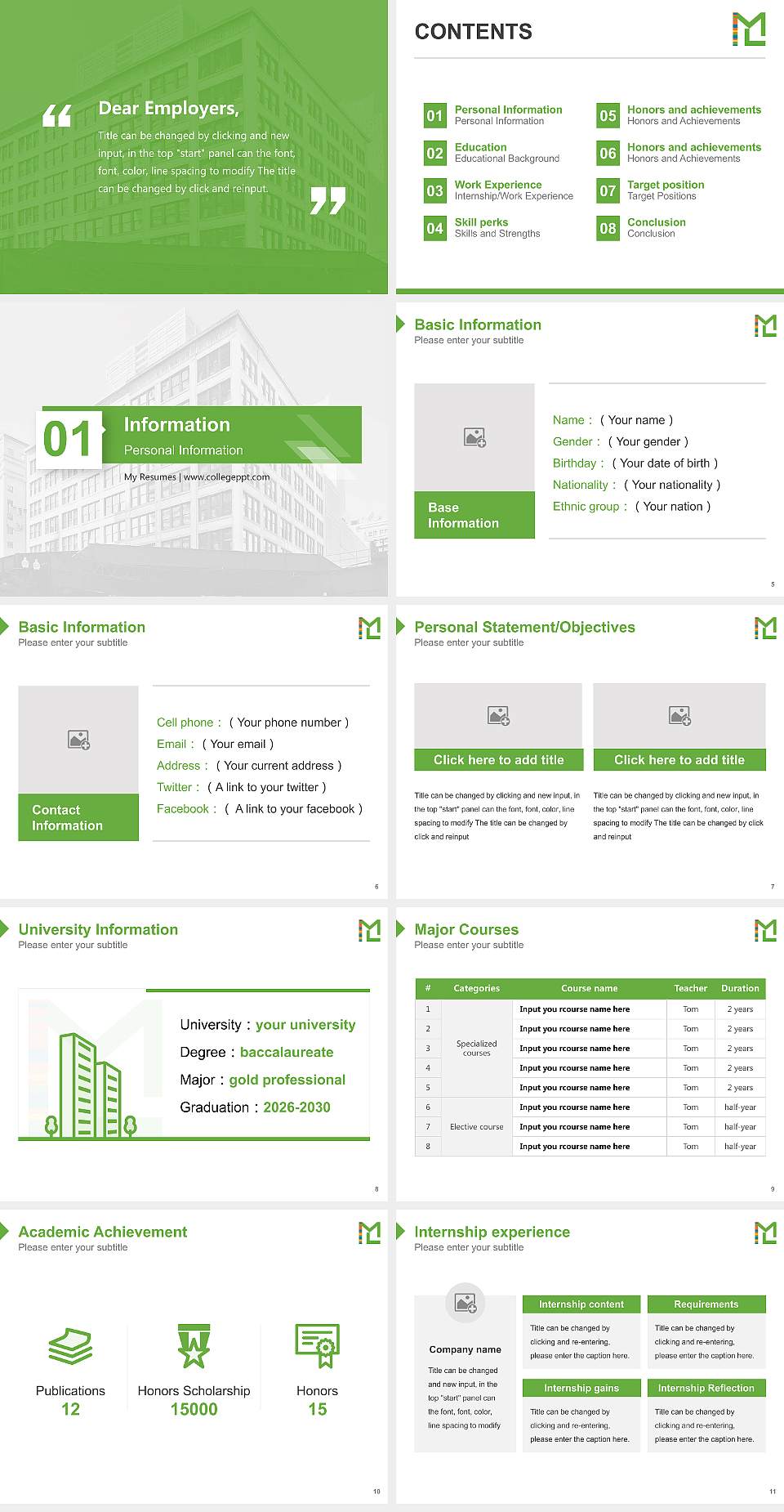 Meadville Lombard Theological School Resume PPT Template4:3 ratio PPT effect preview image2