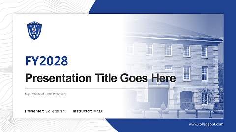Mgh Institute of Health Professions Academic Presentation/Research Findings Report PPT Template