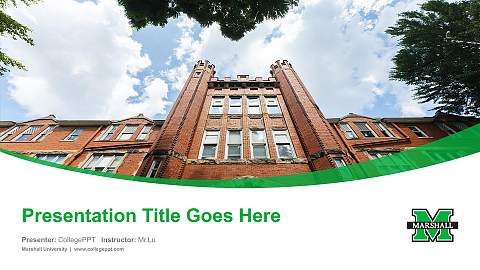 Marshall University Course/Courseware Creation PPT Template