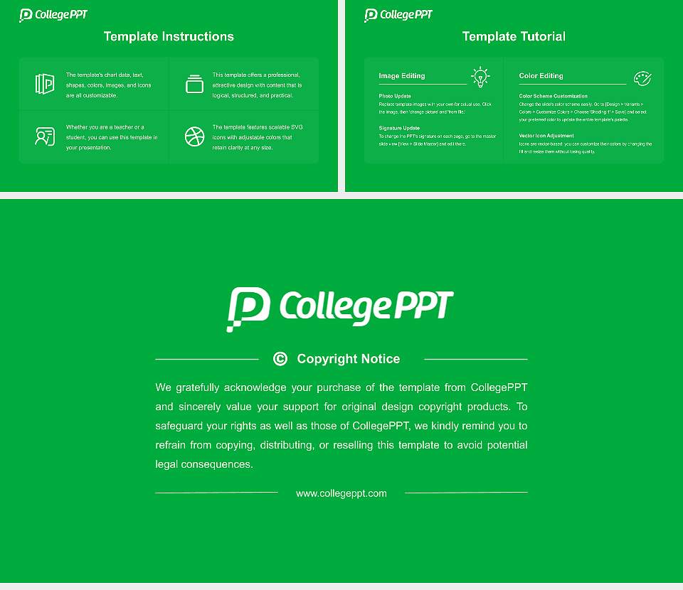 Marshall University Course/Courseware Creation PPT Template16:9 ratio PPT effect preview image5