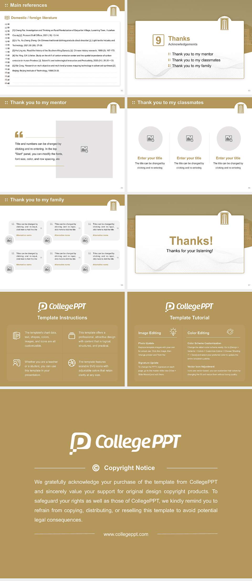 Methodist University Graduation Thesis Defense PPT Template4:3 ratio PPT effect preview image7