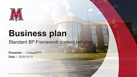 Mid-America Christian University Competition/Entrepreneurship Contest PPT Template