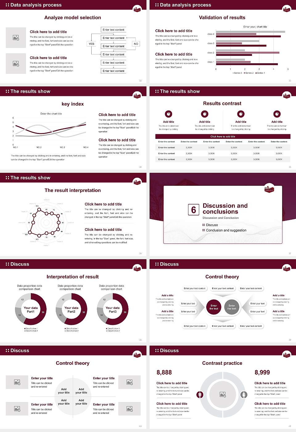 Maryville College Graduation Thesis Defense PPT Template16:9 ratio PPT effect preview image5