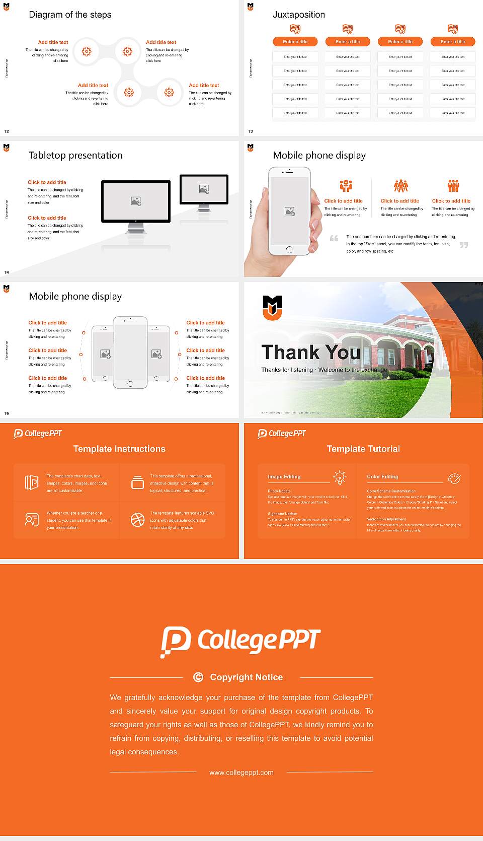 Milligan University Competition/Entrepreneurship Contest PPT Template16:9 ratio PPT effect preview image9