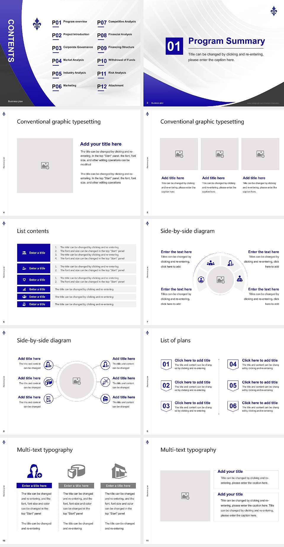 Marymount University Competition/Entrepreneurship Contest PPT Template4:3 ratio PPT effect preview image2