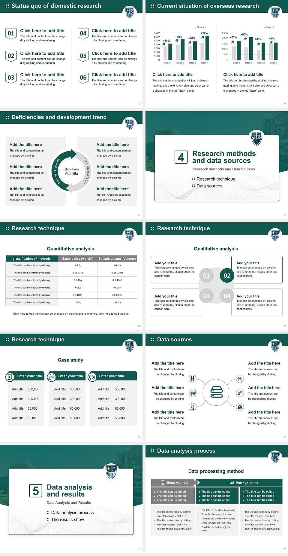 Mercyhurst University Graduation Thesis Defense PPT Template4:3 ratio PPT effect preview image4