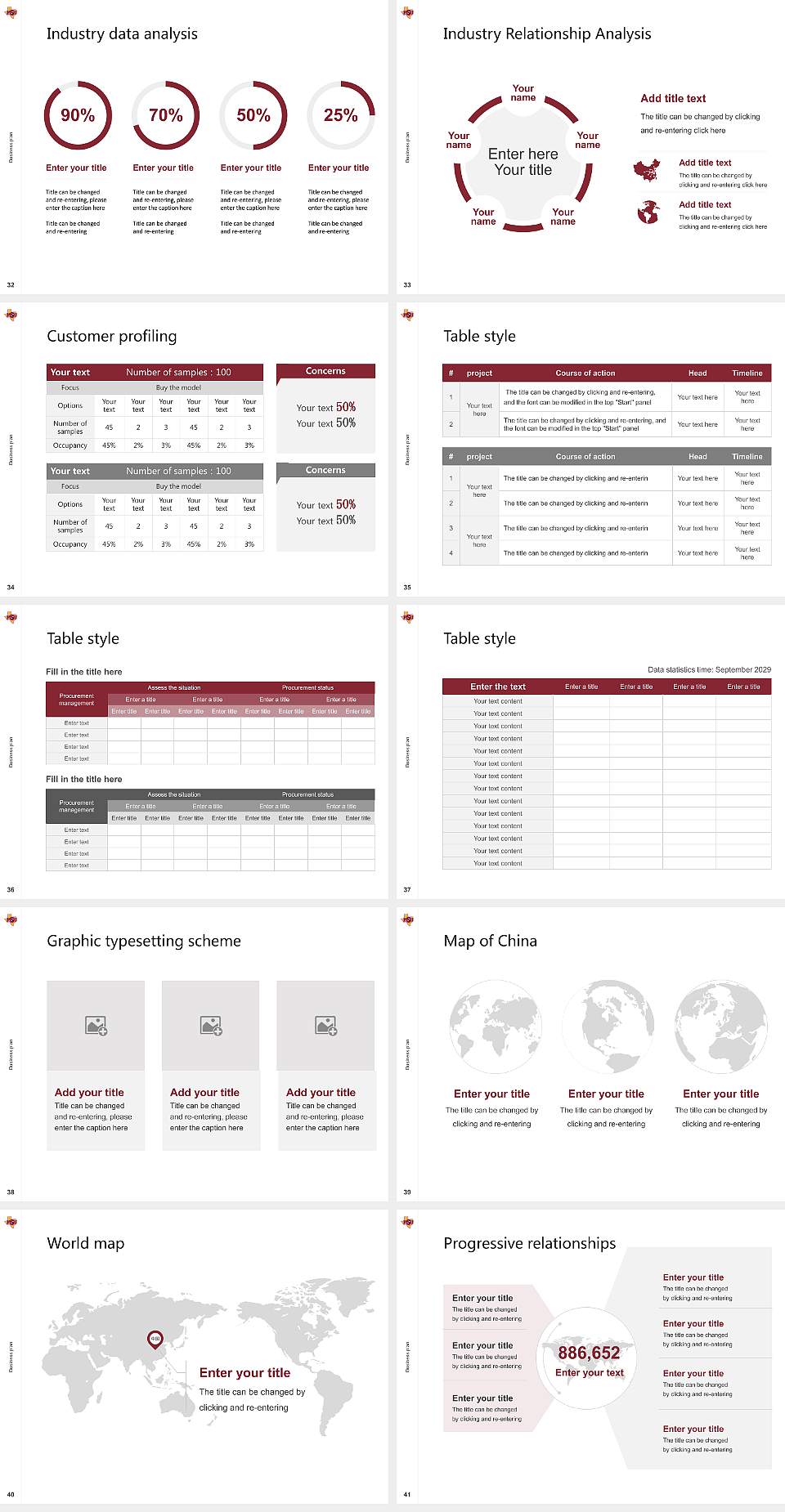 Midwestern State University Competition/Entrepreneurship Contest PPT Template4:3 ratio PPT effect preview image5