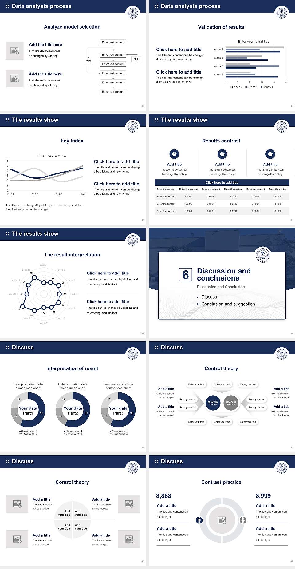 New York College of Health Professions Graduation Thesis Defense PPT Template4:3 ratio PPT effect preview image5