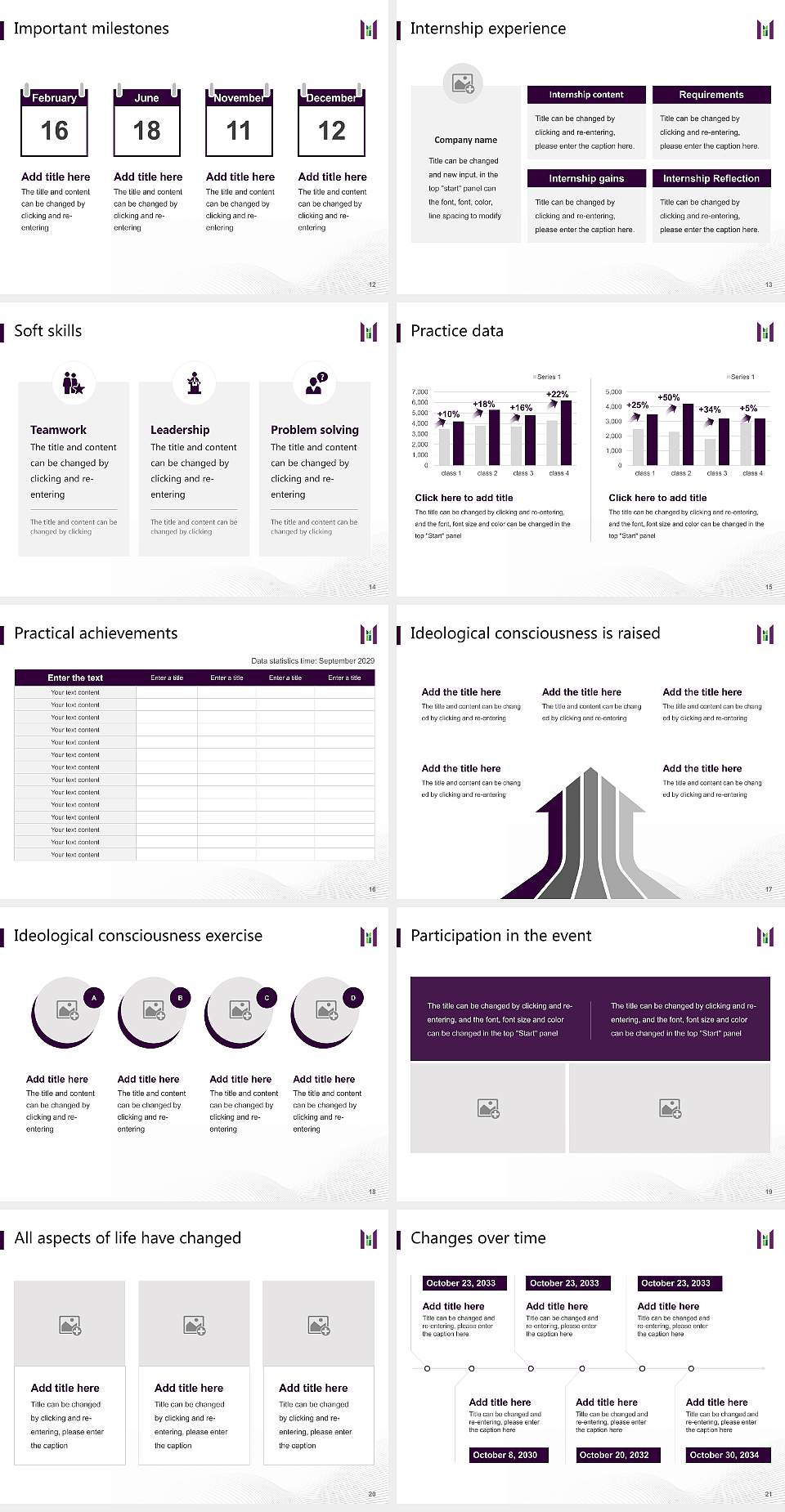 Mercy College of Health Sciences National Scholarship Defense PPT Template4:3 ratio PPT effect preview image3
