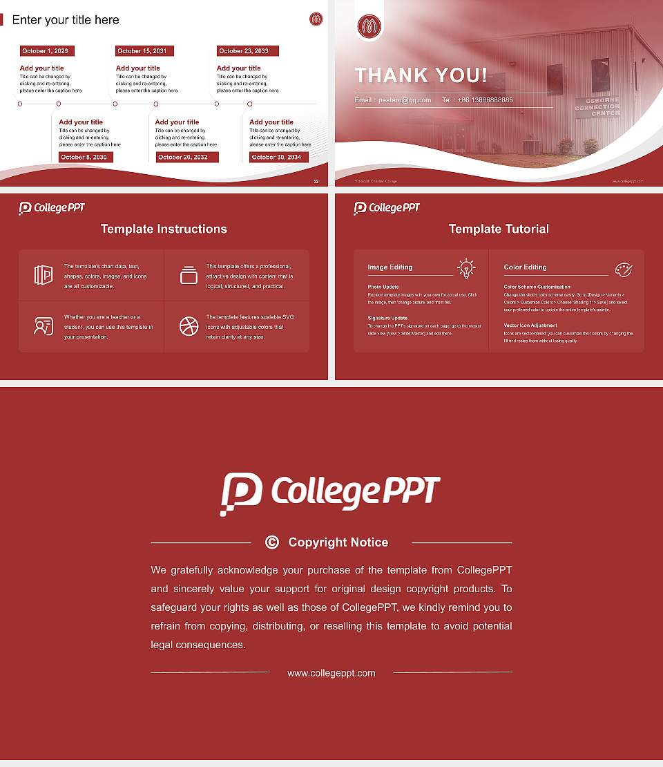 Mid-South Christian College Lecture Sharing and Networking Event PPT Template16:9 ratio PPT effect preview image4